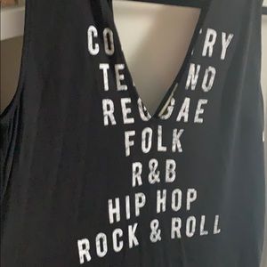 Black halter top